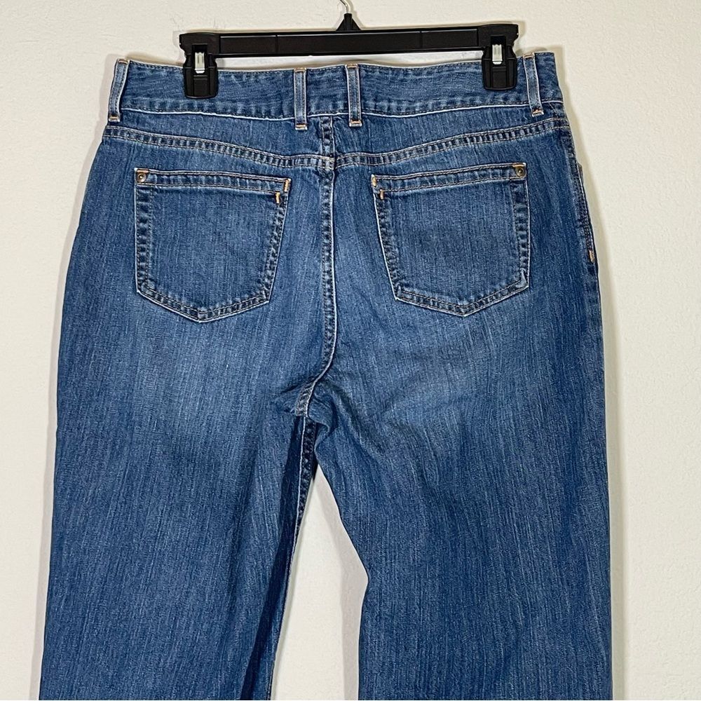 LL Bean Women’s Favorite Fit Jeans Size 10 Mid Rise w/ 29” Inseam Full Length - Picture 7 of 9